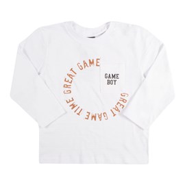 Camiseta manga longa game tmx off white 