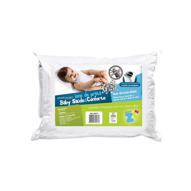 Travesseiro para bebê saúde e conforto fibrasca